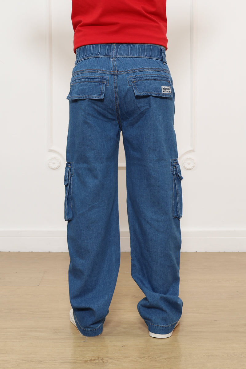 Pantalon Tadeo Entalle Baggy En Denim Rigido