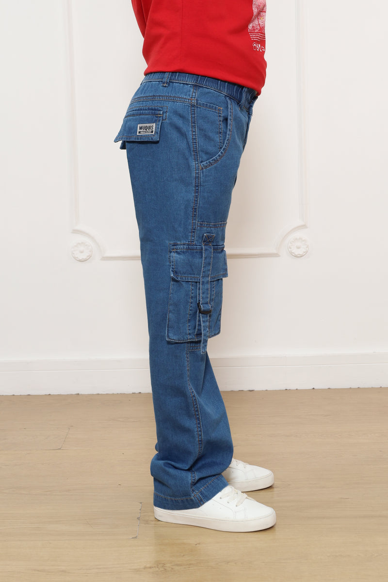 Pantalon Tadeo Entalle Baggy En Denim Rigido