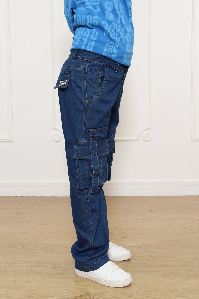 Pantalon Tadeo Entalle Baggy En Denim Rigido