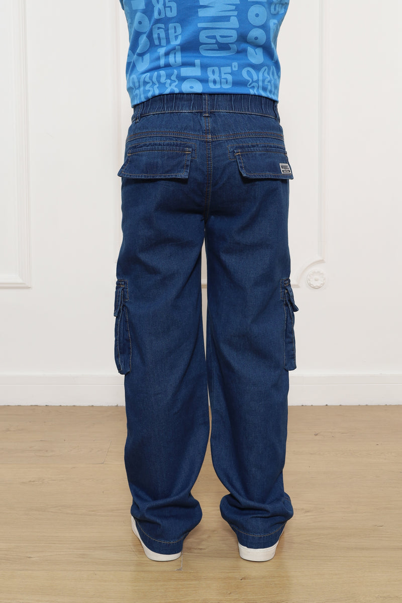 Pantalon Tadeo Entalle Baggy En Denim Rigido