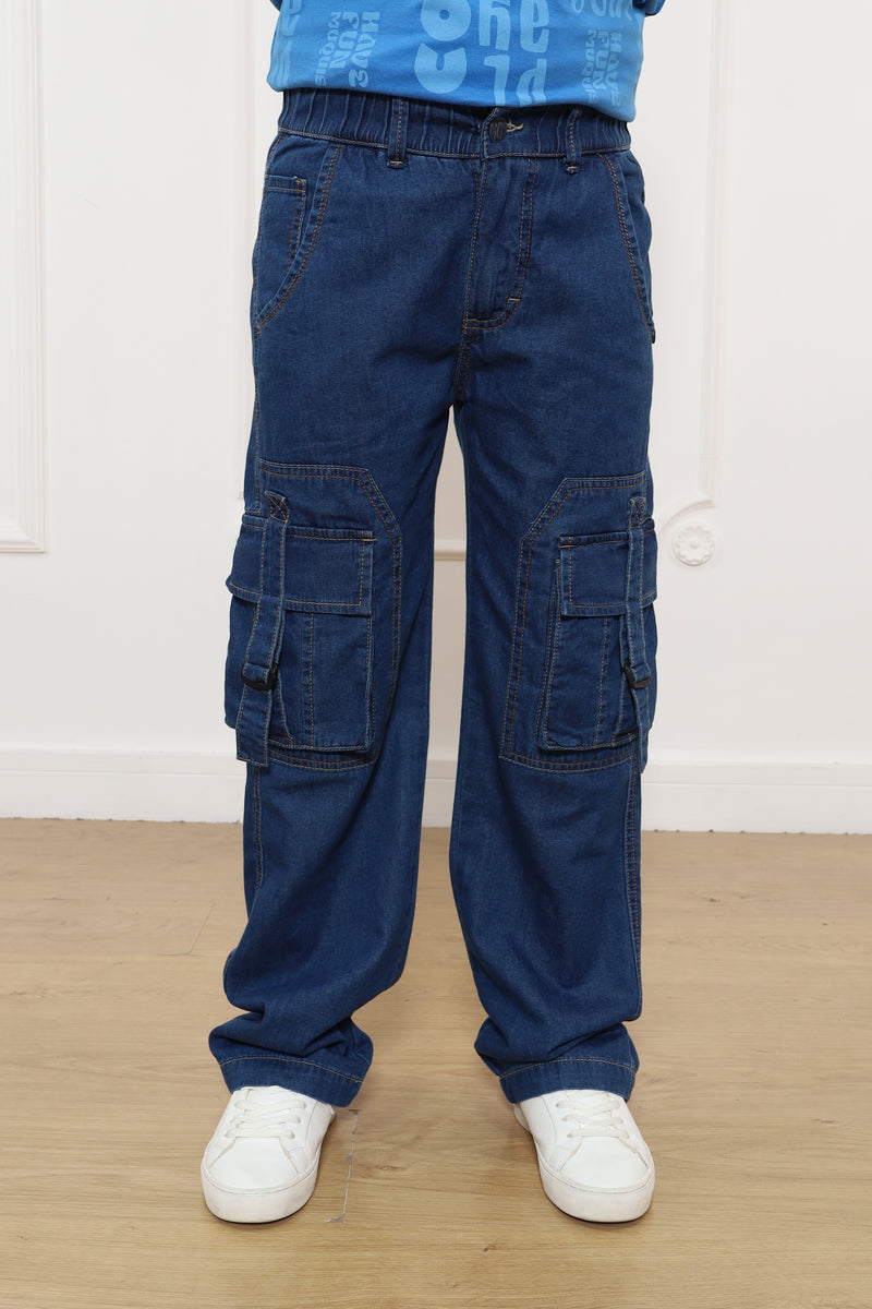 Pantalon Tadeo Entalle Baggy En Denim Rigido
