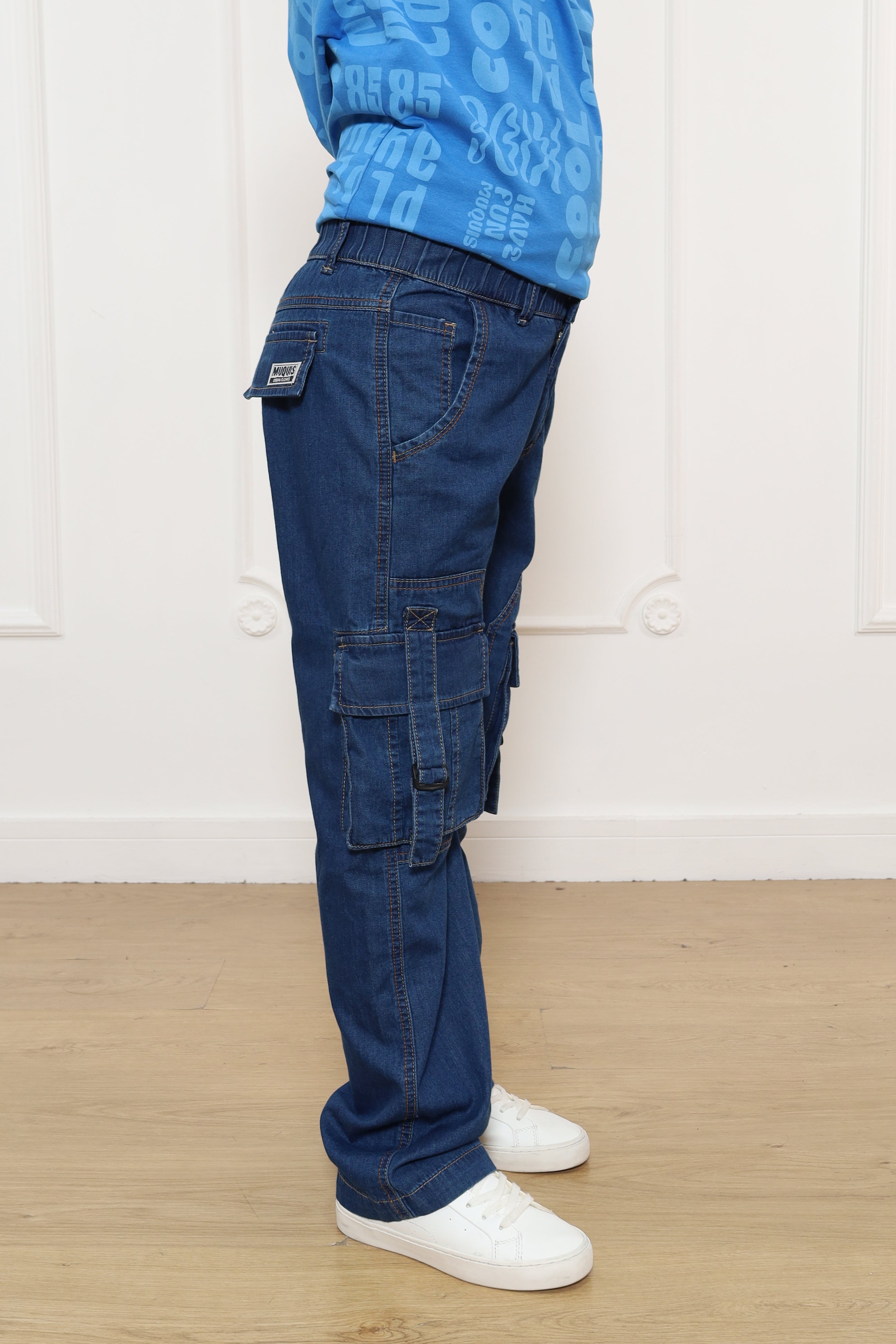 Pantalon Tadeo Entalle Baggy En Denim Rigido