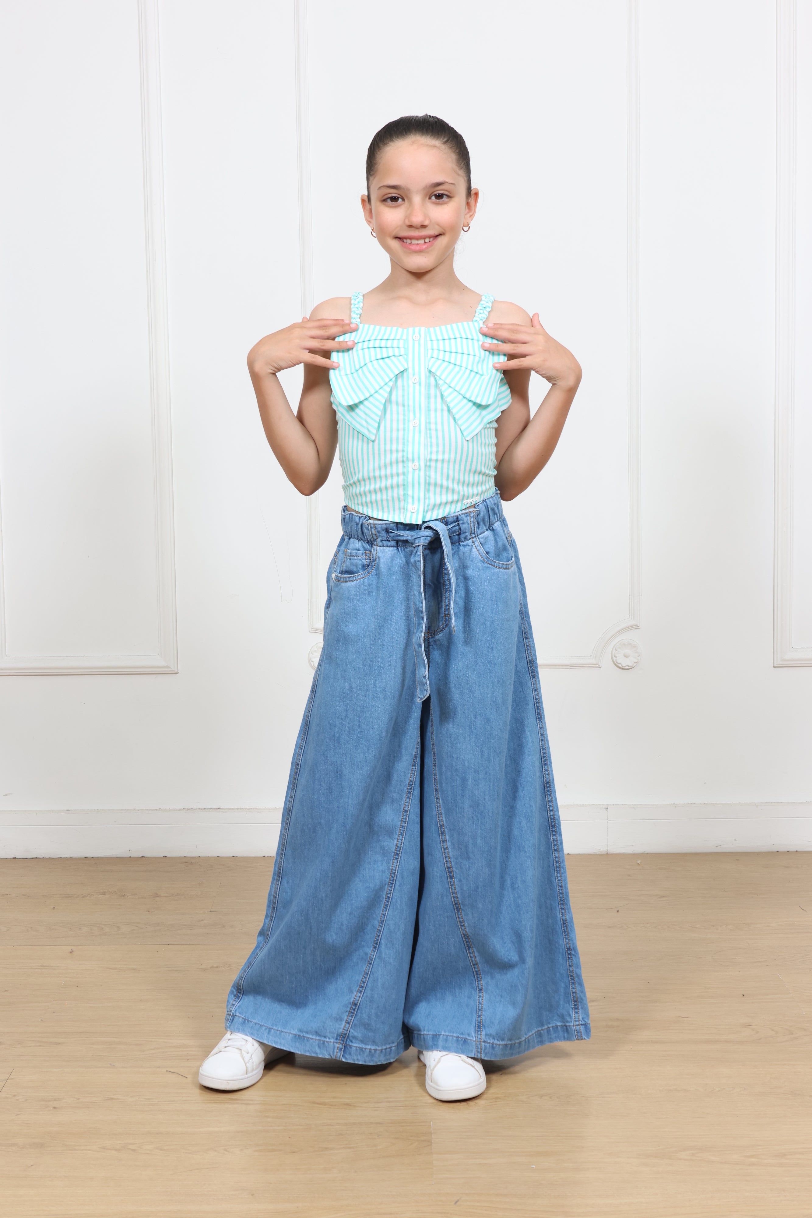 Pantalon Super Palazo Denim Yisa