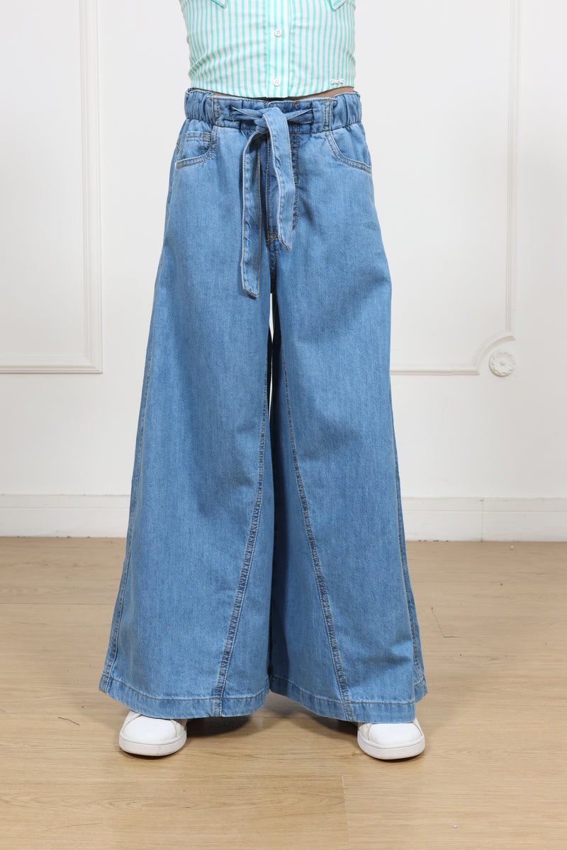 Pantalon Super Palazo Denim Yisa
