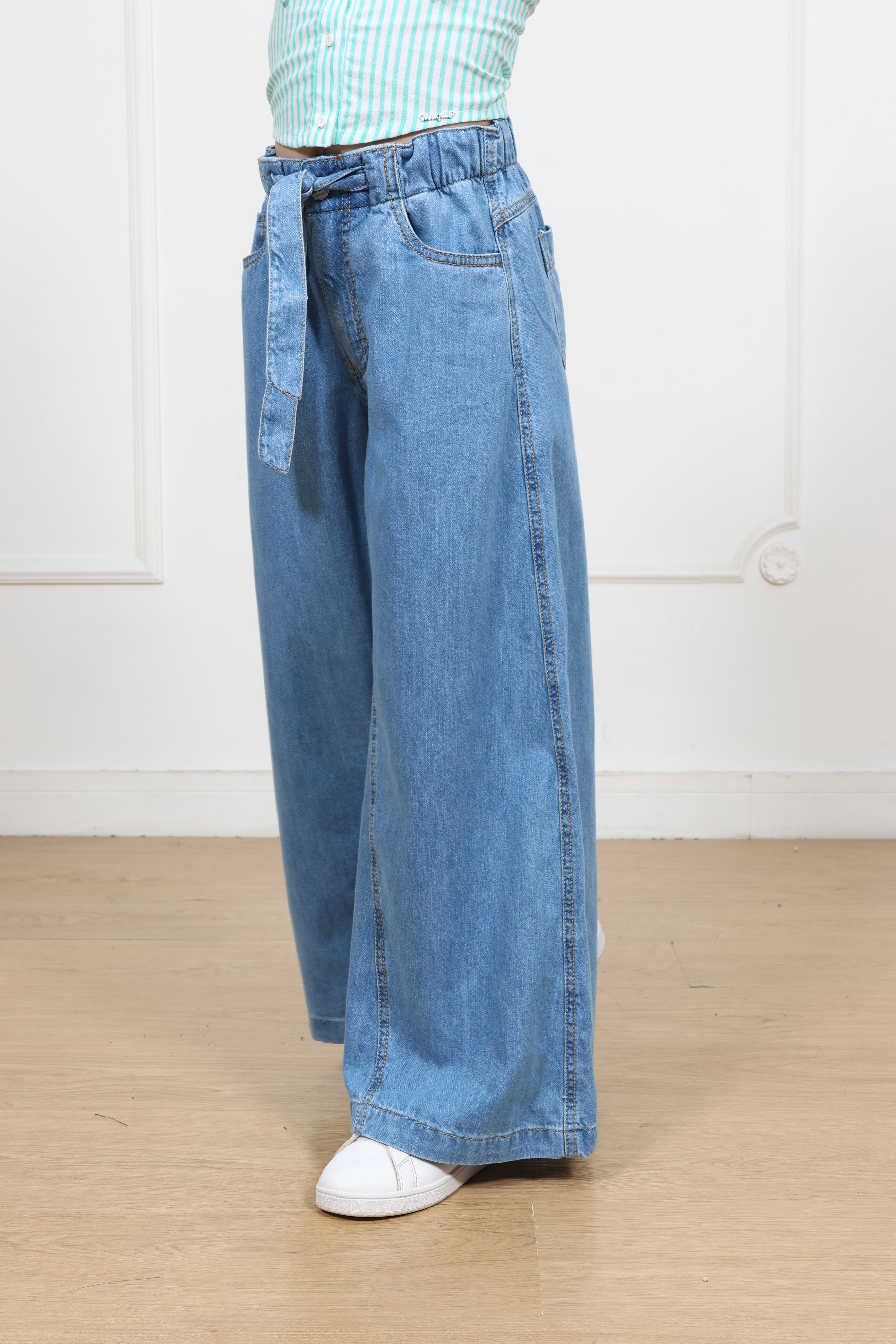 Pantalon Super Palazo Denim Yisa