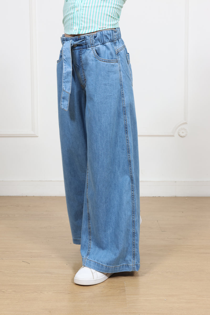 Pantalon Super Palazo Denim Yisa