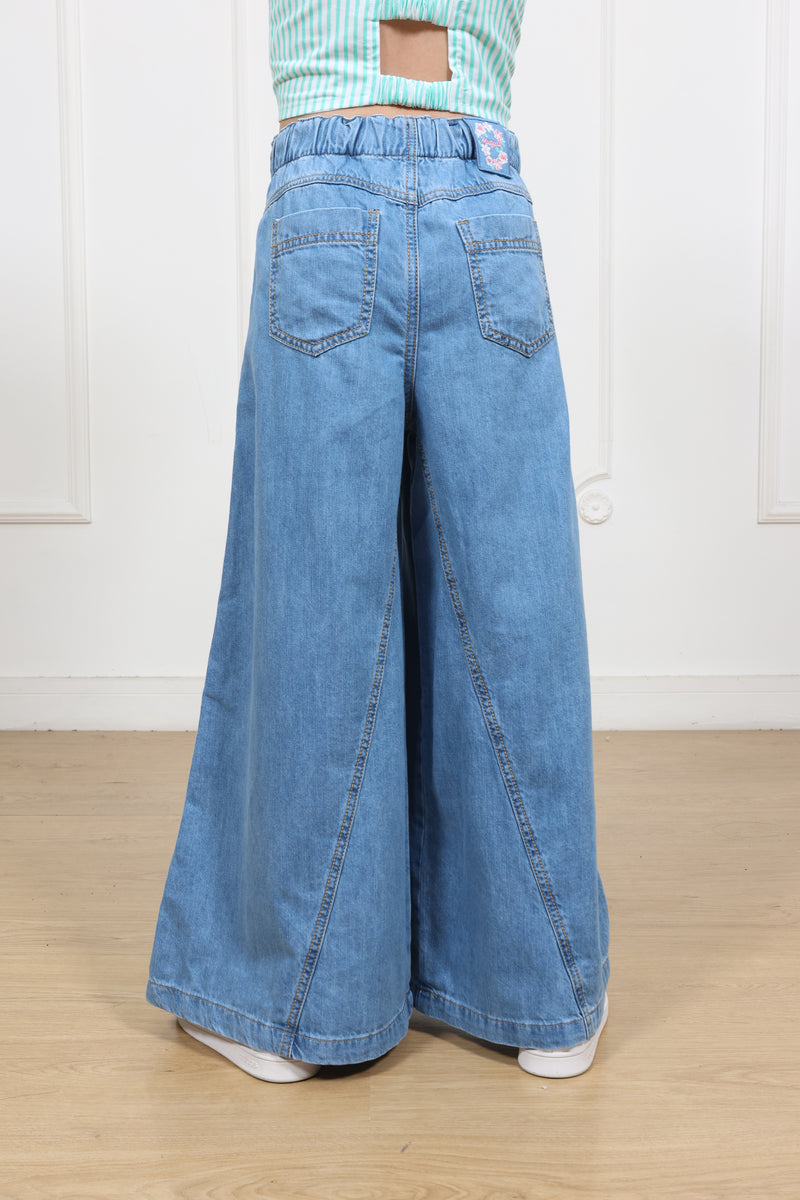 Pantalon Super Palazo Denim Yisa
