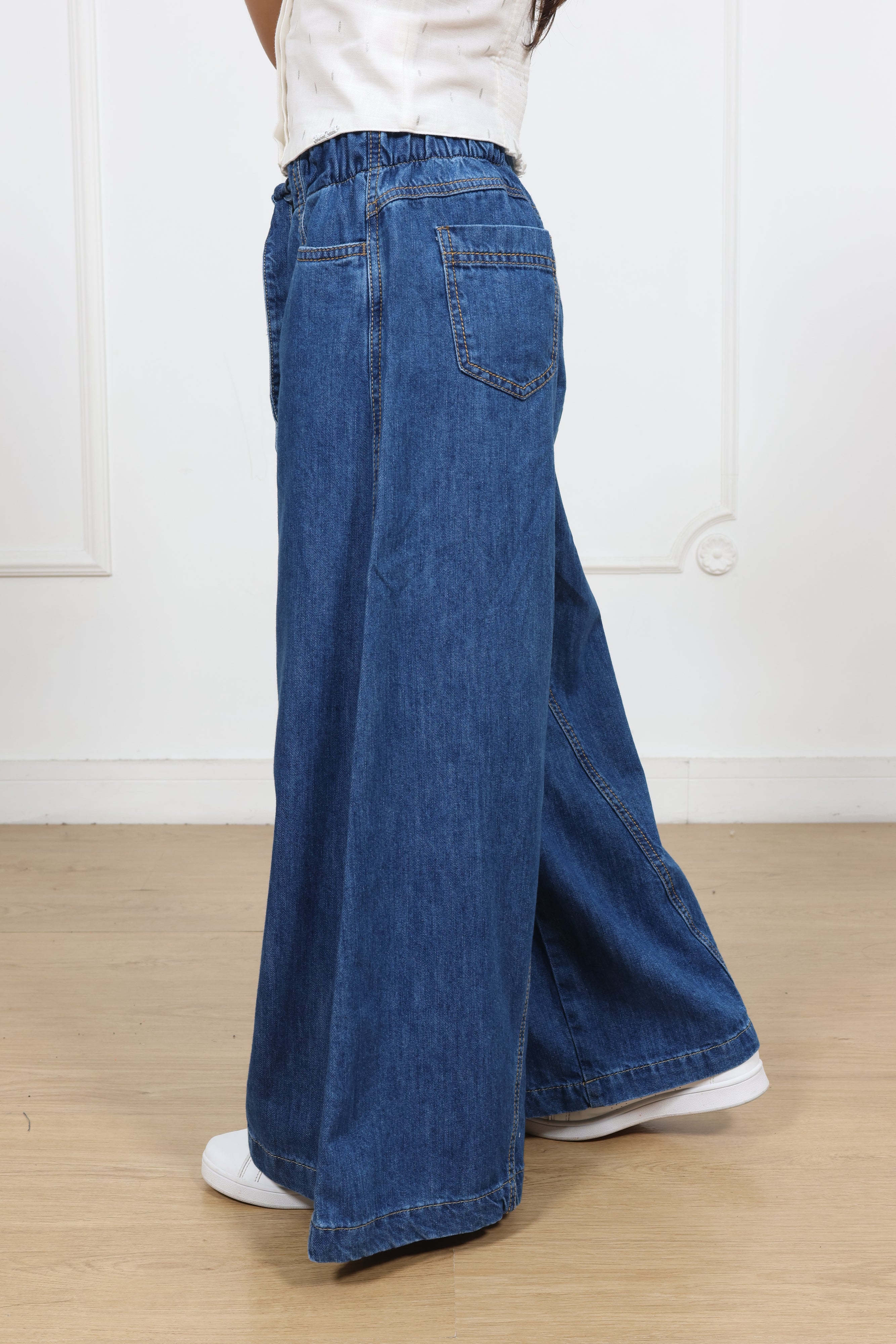 Pantalon Super Palazo Denim Yisa